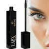 LABX NEW YORK Advanced 4D Eyelash Mascara - False Eyelash Effect Lengthening Mascara, For Longer & Thicker Lashes - Silk Fiber Volume Mascara, Waterproof Lash Lengthening Mascara - Carbon Black, 8 mL.