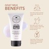 Dionis Goat Milk Skincare Men's Shave Butter - Face & Body Shave Butter - Shea Butter & Jojoba Oil For Sensitive Skin - Protects Against Irritation & Razor Burn - Hydrating Shave Cream For Men, 6oz