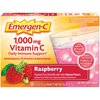 Emergen-C 1000mg Vitamin C Powder, with Antioxidants, B Vitamins and Electrolytes, Supplements for Immune Support, Caffeine Free Fizzy Drink Mix, Raspberry Flavor - 30 Count/1 Month Supply