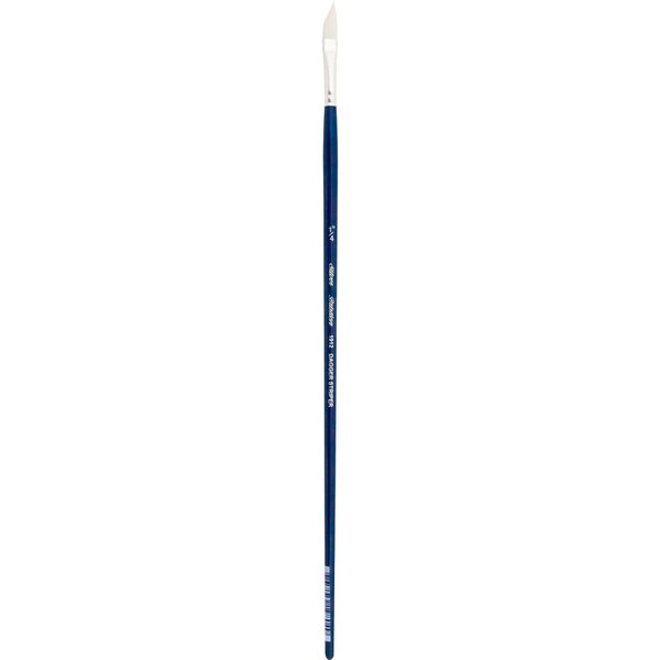 Silver Brush Limited 19121/4 Bristlon Ribbon Striper Brush for Acrylic and Oil Paintings, Size 1/4 Inch, Long Handle