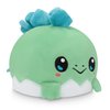 TeeTurtle - The Original Reversible Dinosaur Plushie - Mint Stego + Egg - Cute Sensory Fidget Stuffed Animals That Show Your Mood
