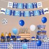55Pcs Little Blue Truck Farm Theme 1st Birthday Party Decoration with Beep Beep Happy Birthday Banner Blue Truck Beep One Cake Topper for Kids Boys Girls First Birthday Party Supplies