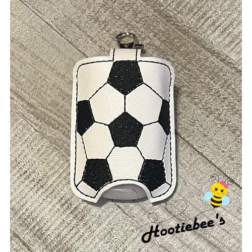 Soccer Hand Sanitizer Holder And/Or Lip Balm Holder