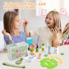 Ehome Wooden Makeup Toy Set for Toddler c Wood Learning Toys, Play Spa Set with Face Mask Christmas Birthday Gifts for 3-8 Years Old