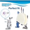 HQRP 2-pack Foam & Felt Filter Kit Compatible with Shark Navigator NV100, NV100 26, NV105, NV106, UV300, UV300 26 Upright Vacuum Cleaner, Replacement parts XFF450, XFL100