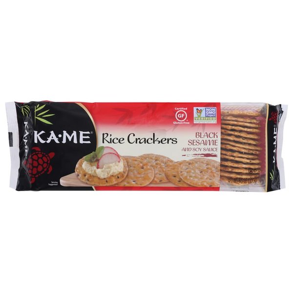 Rice Cracker; Black Sesame , Pack of 33