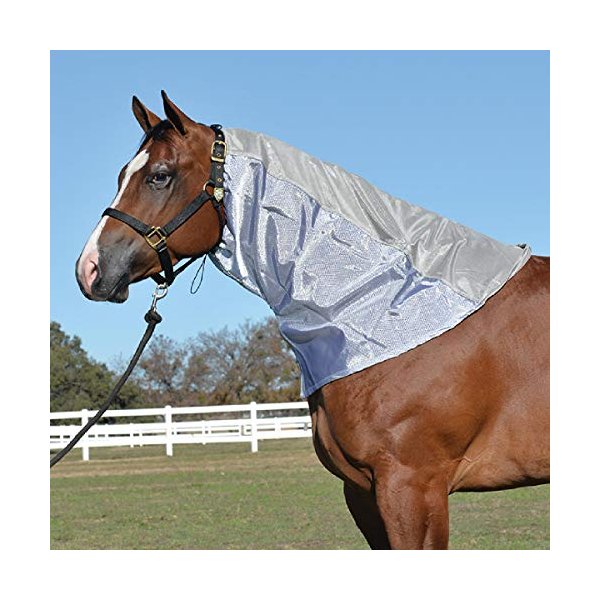 Cashel Crusader Horse Fly Sheet Neck Guard, Grey, Medium