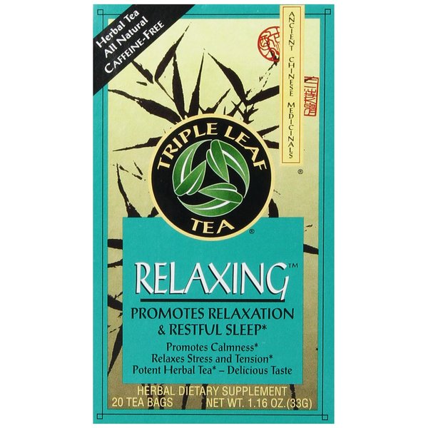 Triple Leaf Tea, Relaxing, 20 Tea Bags (Pack of 6)