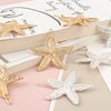 Framendino, 8 Pack Starfish Hair Clip Mermaid Hairpin Beach Sea Hair Pins for Girls Women Gold Silver
