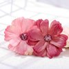 Haomye Flower Hair Clips Hawaiian Hair Pins Boho Floral Hair Barrettes Silk Hair Accessories for Wedding Beach Party 7 PCS (Color)