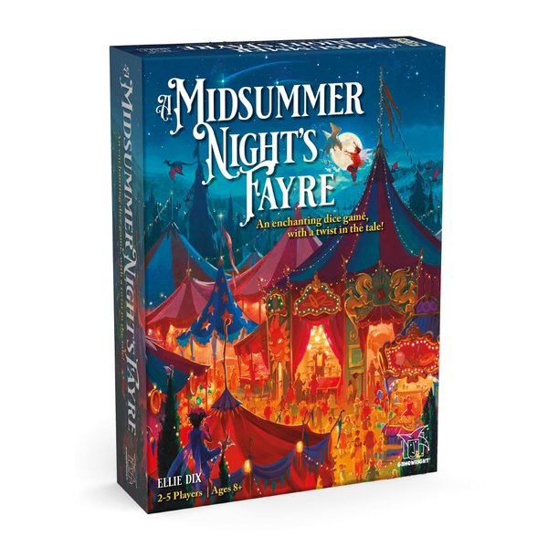 Gamewright - A Midsummer Nights Fayre - an Enchanting Dice Game with a Twist in The Tale! Age 8+, 2-5 Players