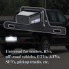 LED License Plate Light, Trailer License Plate Holder, License Tag Lights, License Plate Bracket with Light, Automotive Tail Light Assemblies Universal for 12V Trailer, Truck, RV, Boat, UTV, ATV