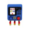 Z LT670 Digital Refrigerant Gauge Set with 92 Refrigerant Data, Dual Pressure Testing, Vacuum Leak Testing, and Backlit TFT LCD Display