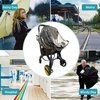 Stilnati Car Seat Rain Cover Universal Baby Stroller Accessory for Any Type of Car Seat Waterproof Compatible with Doona Stroller Protect from Dust Snow Wind 1 Pcs