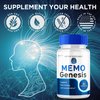 (5 Pack) Memo Genesis Capsules, Official Memogenesis Brain Health Support Pills with All Natural Ingredients, Advanced Brain Energy Supplement with Max Strength Vitamins for Women & Men (300 Capsules)