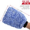 TAKAVU New Car Wash Mitt, 2 Pack Premium Cyclone Microfiber Washing Gloves, Holds Tons of Sudsy Water for Effective Washing, Machine Washable, Lint Free, Scratch Free