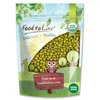 Food to Live Organic Mung Beans, 8 Ounces – Non-GMO, Whole Dried Beans, Green Gram, Sproutable, Kosher, Vegan, Sirtfood, Bulk. Good Source of Fiber, Protein, Folate. Goes well with Asian Dishes.