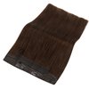 Sunny Wire Hair Extensions Brown Fish Line Hair Extensions Chocolate Brown Invisible Wire Human Hair Extensions Brown Short Hairpiece Extensions Human Hair Brown Hair Extensions 80G 12Inch