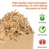Darfukei Shredded Paper For Gift Baskets, 8OZ Crinkle Paper, Kraft Crinkle Paper Filler, Crinkle Cut Paper Shred For Birthdays, Weddings,Boxes Bags, Basket Filler,Anniversaries,Gift Wrapping