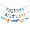 3PCS Under the Sea Happy Birthday Banner Sea Animals Birthday Party Decorations Sea Animal Banner Marine Life Birthday Decorations for Kids Under The Sea Birthday Party Baby Shower Supplies
