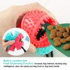 Guardians Dog Chew Toy with Suction Cup for Aggressive Chewers, Puppy Training Treats, Food Dispensing Ball, Pet Teeth Cleaning Rope Toys for Small Medium Dogs (Blue&Red)