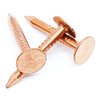 1 Inch Copper Nails Roofing Finish 100 Nails - Solid Pure Copper Slate Spikes Flashing Furniture Boat - Package Includes 100 pieces of The Highest Quality Nails by Dubbs Hardware