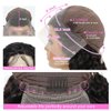 Adronitie 13x6 Deep Wave Lace Front Wigs Human Hair HD Lace Front Wigs for Black Women Curly Glueless Wig Human Hair Wigs Pre Plucked with Baby Hair Natural Hairline 150% Density 24Inch