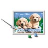 Ravensburger CreArt Cute Puppies Paint by Numbers Kit for Kids - Painting Arts and Crafts for Ages 7 and Up, 24 x 18 cm