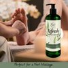Refresh Massage Oil with Eucalyptus & Peppermint Essential Oils - Great for Massage Therapy. All Natural Massage Oil for Sore Muscles. Ideal for Full Body Massage – Nut Free Formula 16oz