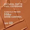 IT Cosmetics CC+ Cream Natural Matte Foundation with SPF 40 - Shine-Reducing & Long-Wear Full Coverage Foundation For Oily Skin - With Hyaluronic Acid - Non-Comedogenic, Rich Cool - 1.08 fl oz