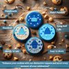Confect Birthday Bliss Toppers for Cakes & Cupcakes | Birthday cupcake topper | Edible Toppers | Cake Decorations Supplies - Happy Birthday Toppers - 3.5 Oz