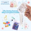 Premade Glassy Clear Slime Kit, 10 Add-ins Glitters Sparkles Sequins Confetti, Squishy Sensory Toy, Unique Craft Best Gift for Ages 6-12 (Galaxy Goo)