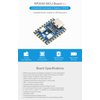 Waveshare RP2040-Zero High-Performance Pico-Like MCU Board Based On Raspberry Pi Microcontroller RP2040 Castellated Module Allows Soldering Direct to Carrier Boards-2pcs