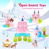 Hiwawind Updated Magnetic Blocks-Princess Toys, Creative Magnetic Building Blocks Toddler Toys, Birthday Gifts for Kids 3+ Years Old, STEM Montessori Sensory Toys for Boys & Girls Age 3-4 4-5 6-8