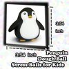 ZTATU Penguin Sensory Toys Stress Balls for Kids (1PCS) Squishy Dough Ball Squishy Fidget Toys, Sensory Squeeze Ball Party Favors for Kids Stress Relief Toy Easter Basket Stuffers Stress Ball