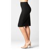 Conceited Premium Pencil Skirt for Women with Back-Slit - High Waist Bodycon Midi Skirts - Business Wear to Work - Classic Black - Small - 1160SCU-Black-S