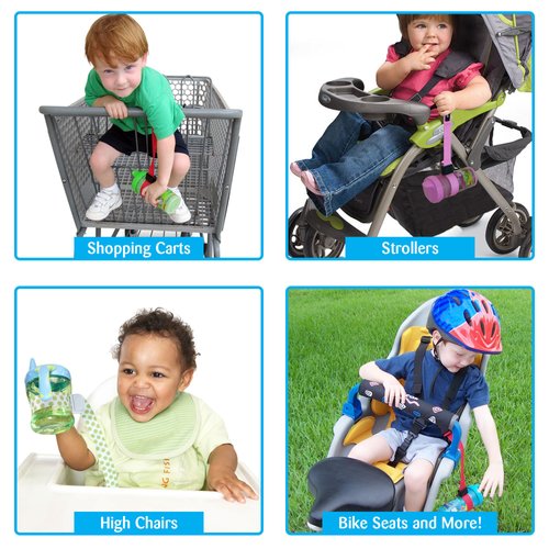 PBnJ Baby SippyPal Sippy Cup Holder Strap Leash Tether (Beach 2-Pack)