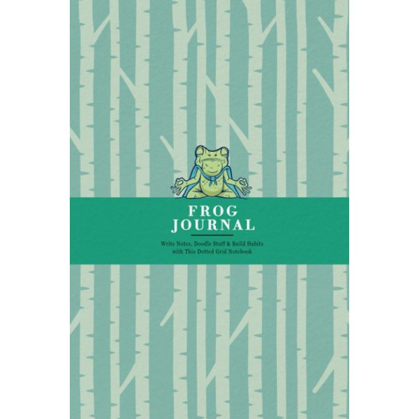 Frog Journal for Animal Lovers: Write Notes, Doodle Stuff & Build Habits with This Dotted Grid Notebook | Meditating Frog