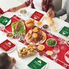 50 Pcs Christmas paper Napkins Disposable Team Naughty Luncheon Napkins Red and Green Holiday Party Supplies Xmas Party Decorations