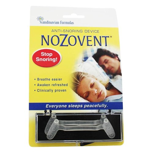 Scandinavian Formulas Nozovent Anti-Snoring Device, 2 Count