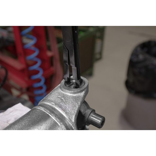 Tiger Tool Straight U-Joint Snap Ring Pliers for Automotive & Medium Duty Trucks, Cars, Equipment, & ATV/UTV, Plastic Push Pin Pliers for use with Class 1-5 Vehicles, 70300