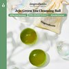 ONGREDIENTS Green Tea Cleansing Ball, Face Soap Bar, Jelly Ball Cleanser, Facial Cleanser, 3.8 Ounce