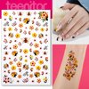 Teenitor Nail Art Stickers Self Adhesive Nail Rhinestones Stickers 5D Nail Stickers for Nail Art 3D Nail Deals Pearl Sticker Stick on Gems for Nail, Face, Hair