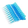 10pcs/set Multicolor Croc Clips Transparent Plastic Hairdresser Clips Hair Styling Sectioning Barrettes Non Slip Alligator Clips Salon DIY Accessories Hairpins for Women and Girls(10pcs-Blue)