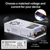 IMAYCC Adjustable Power Supply with LED Display - 110V AC to 24V DC Converter 480W 20A