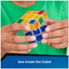 Rubik’s Crystal, New Transparent 3x3 Cube Classic Color-Matching Problem-Solving Brain Teaser Puzzle Game Toy for Kids and Adults Aged 8+