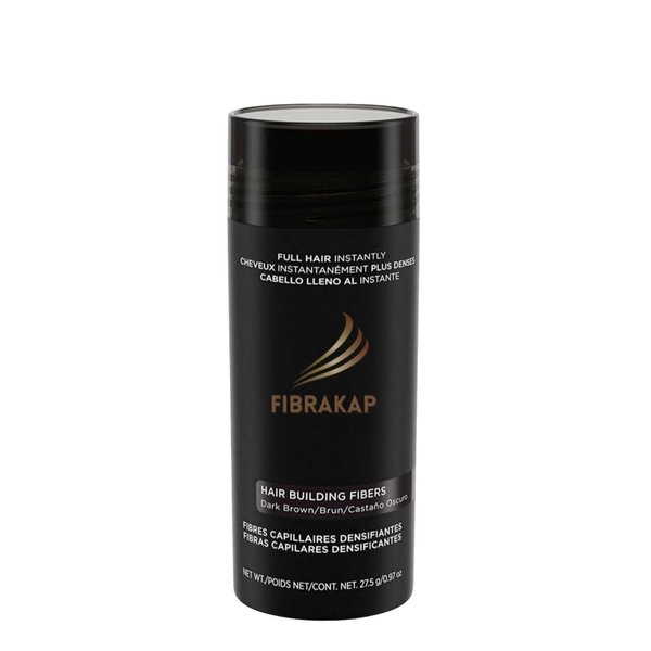 hair building fibers women and men, Conceals Hair Loss in Seconds, hair fibers composed of keratin (DARK BROWN)