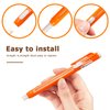 Retractable Mechanical Eraser Pen, Pen-Style Erasers Assorted Color, 5 Pack