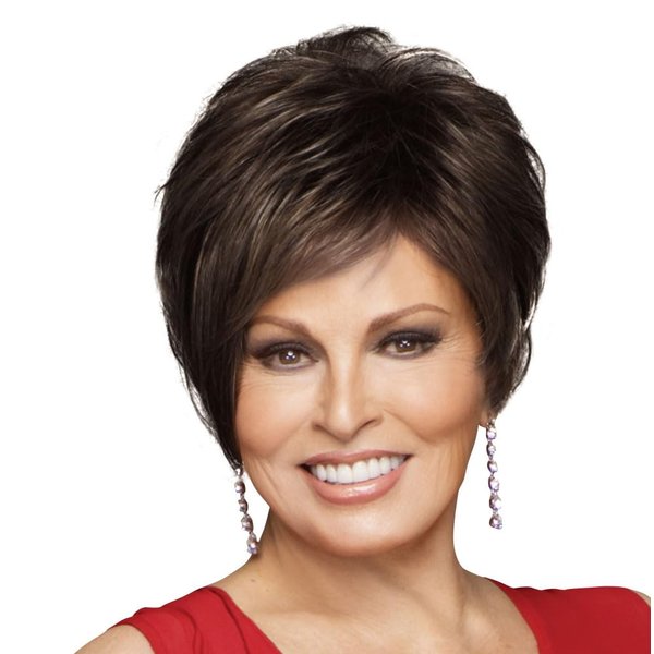 Raquel Welch Cinch Synthetic Wig in R6, Cap Size: Average, Length: Short, R6 Dark Chocolate