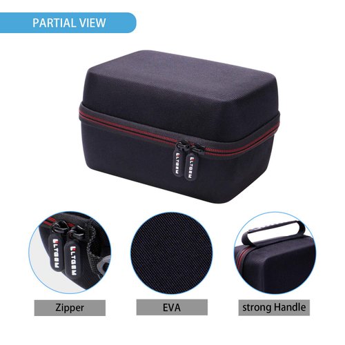LTGEM Hard Case for Omron BP7000 Evolv Bluetooth Wireless Upper Arm Blood Pressure Monitor & HEM-7600T-BK - Travel Protective Carrying Storage Bag
